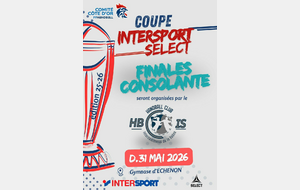 Finales Coupe de Côte-d'Or Consolante Intersport-Select