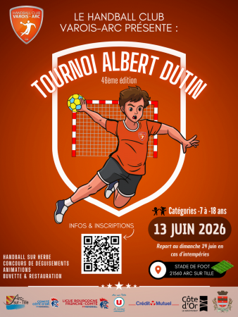 Tournoi ALBERT DUTIN - 46ème tournoi sur Herbe - Arc sur Tille